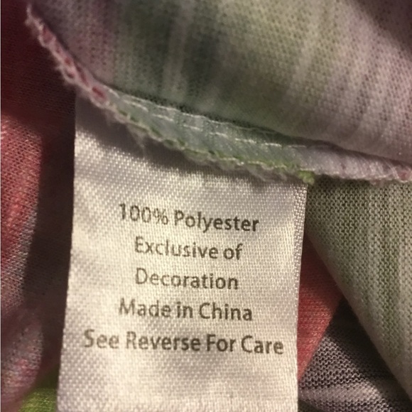 SUN BAY Medium (Sunny day Tech) 3/4 sleeve Vibrant floral colors - Picture 4 of 6